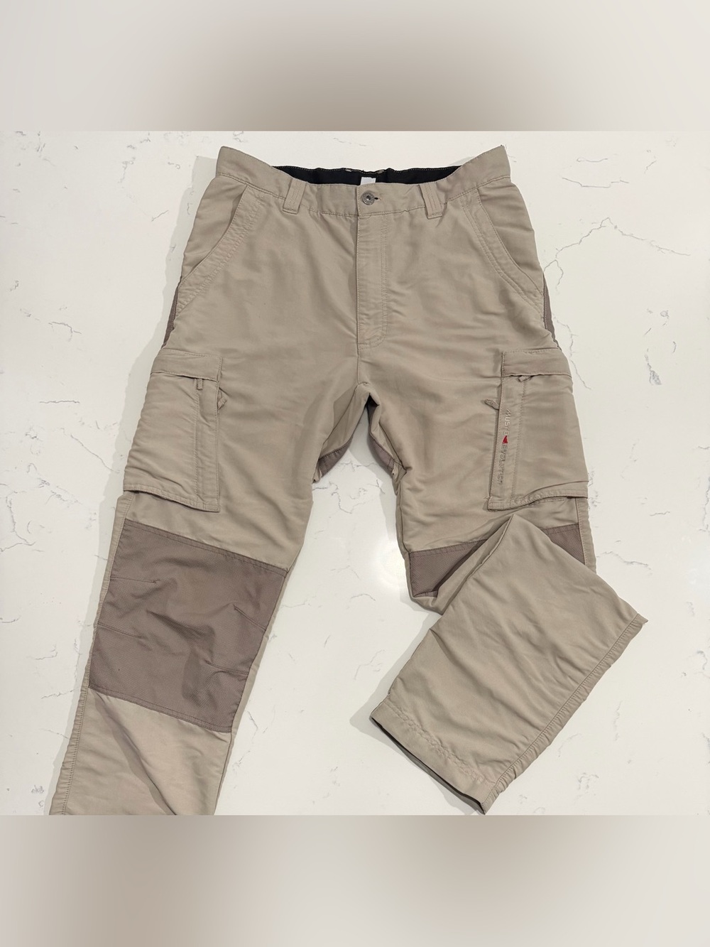 Musto Evolution Cargo Sailing Pants Men’s 32L Beige Performance Double Knee